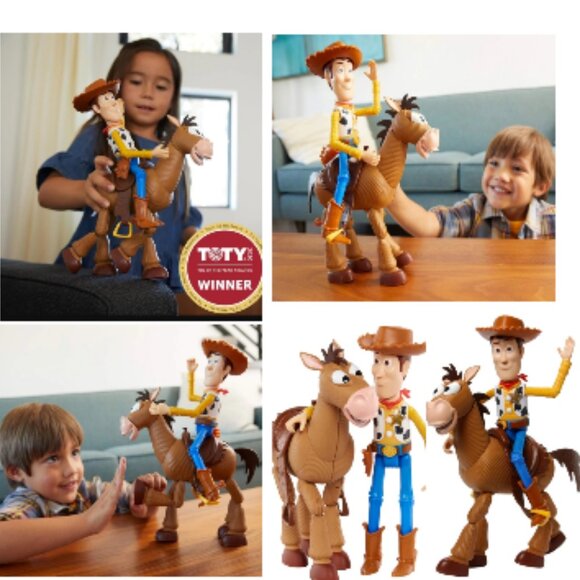 Disney Pixar Toy Story Movie Set of 2 Action Figures Collectible Pack🆕⌚📦🏃💨🚚 - Picture 2 of 16